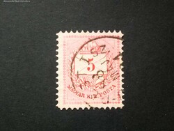Magyarország 1881 Színesszámú 5 kr. (ú)j-Pest I.sz. B 11 1/2 F