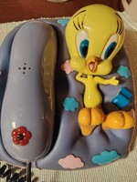 Retro vezetèkes telefon Csőrike Ritka darab