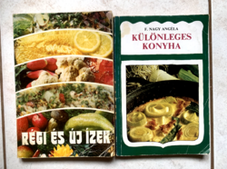 Két darab retró szakácskönyv egyben - Régi és új ízek; F. Nagy Angéla: Különleges konyha