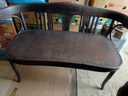 Original condition Thonet bench, solid and stable