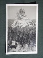 Képeslap,Románia,Bicaz,Békás,Piatra Altarului,Békás szoros,Oltárkő,gyílkostó,menedékház,1940-