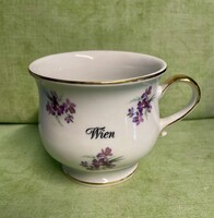 Osztrák díszporcelán bögre