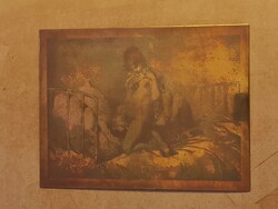 Zichy Mihály: Erotikus jelenet / rézkarc lemeze