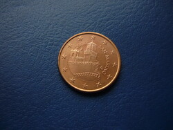 SAN MARINO 5 EURO CENT 2006 UNC! RITKA!