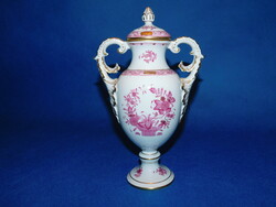 Herendi Indiai 26 cm amfora váza