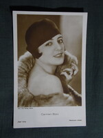 Képeslap,film,mozi,művészet,Carmen Boni színésznő,1920-
