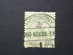 Magyarország 1900 Turul 60 f Pozsony D