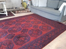 Gyönyörű kézi csomózású türkmén Ersari / Tekke, elefánttalpas perzsa 2x3m nagy szőnyeg