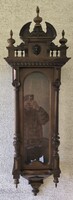Antique Wall Clock Case, Heavy 1, 2, 3 Weight Wall Clock, Wall Display Key Holder, Relic Holder, Home