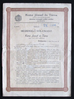 Kuncz József és Tsa. fehérnemű kelengye megrendelő 1914