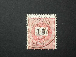 Magyarország 1898 Feketeszámú 15 kr. Ara(d), elfogazva D