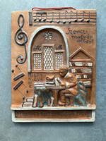 Kovács Margit kerámia falidísz.