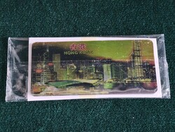 ÚJ, Csomagolt Hong Kong Hűtőmágnes – Éjszakai Panoráma