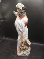 Herendi búsuló juhász porcelán szobor, 30 cm-es. 4293b