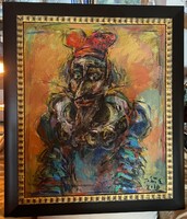 Tóth Ernő - Donquijote olajfestmény 2010