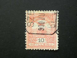 Magyarország 1900 Turul 10 f postagyűjtőhelyi bélyegző D