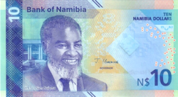 Namibia 10 Dollar 2025 UNC HIBRID
