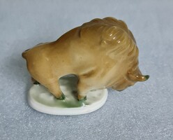 Zsolnay porcelán bölény, Őry Ferenc alkotása