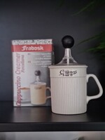 Frabosk különleges olasz keresett mikrózható bögre formájú kézi porcelán tejhabosító cappucinohoz
