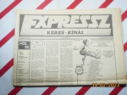 Retro régi reklám hirdetés újság - Expressz Keres-Kínál - 1989. szeptember 9. - Születésnapra.