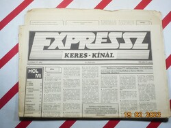 Retro régi reklám hirdetés újság - Expressz Keres-Kínál - 1989. július 19. - Születésnapra.