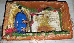 Manóajtó kék dioráma