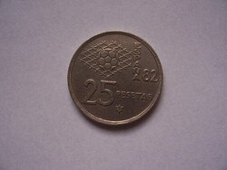 Spanyolország 25 Peseta 1980