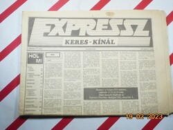 Retro régi reklám hirdetés újság - Expressz Keres-Kínál - 1989. július 31. - Születésnapra.