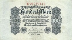 100 márka 1922.08.04. Németország 4.