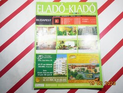 Retro régi reklám hirdetés újság - Eladó-Kiadó Ingatlan - 2008. március 10-23. - Születésnapra.