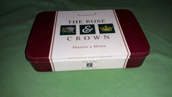 Stanwell's The Rose Crown angol fém lemez válogatott vágott minőségi CIGARETTA dohány doboza