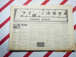 Retro régi reklám hirdetés újság - Expressz Keres-Kínál - 1989. szeptember 4. - Születésnapra.