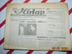 Régi retro újság napilap - Pest Megyei Hírlap Vác - 1987. december 3. - Születésnapra ajándékba.