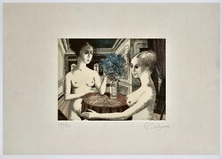 Paul Delvaux - rézkarc