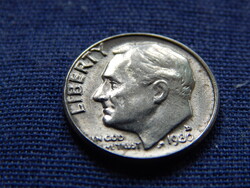 USA Roosevelt Dime (10 Cents) 1980 D