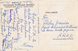 U.T.A Arad focicsapata tagjainak aláírása