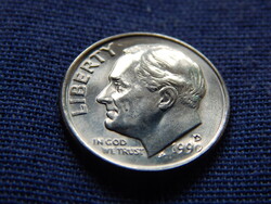 USA Roosevelt Dime (10 Cents) 1990 D