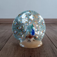 Antik Herendi porcelán páva figura
