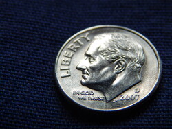 USA Roosevelt Dime (10 Cents) 2007 D