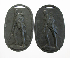 Körmendi-Frim Jenő: Budapest 30. Honvéd Gyalogezred 2 db különböző jelvénye