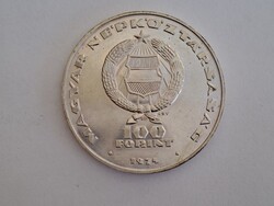 Ezüst 100 Ft emlékérme