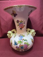 Herendi Viktória mintás kosfejes váza