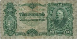 10 pengő 1929 eredeti állapot 1.