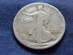 USA Walking Liberty Half Dollar 1917 0.9000 ezüst 12.5000 g.