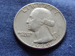 USA Washington Quarter (25 Cents) 1980 D