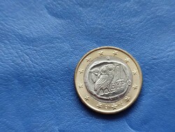 GÖRÖGORSZÁG 1 EURO 2002 BAGOLY! BIMETÁL ! UNC! RITKA!
