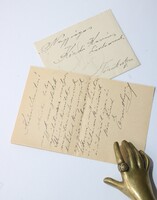 KÉZIRAT Ernst Lajos műgyűjtő levele Kézdi-Kovács Lászlóhóz, 1920-as évek Ritka darab.