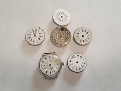 Női zsebóra szerkezetek és karórák egyben alkatrésznek vagy javításra