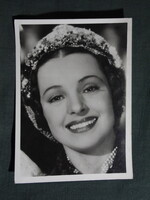 Képeslap,film,mozi,művészet,Sztár filmképek,Bordy Bella színésznő,1940-