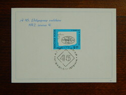 Emléklap 1972. Bélyegnap (45.) Miskolc emlékére